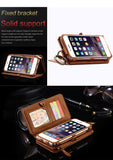FLOVEME Luxury Retro Leather Phone Case For iPhone (X/8/8Plus/7/7plus/6S/6plus/5/5S/SE)*