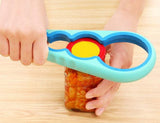 4 in 1 Bottle Opener Anti-slip Multi-Purpose Handheld Jar Glass