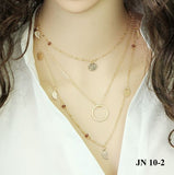 Multi Layer Leaf Chain Bohemian Choker Jewelry Body Chain Jewellery Gargantilha