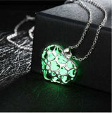 Pendant Glow In Dark Long Necklace
