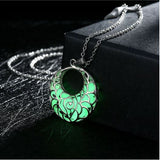 Pendant Glow In Dark Long Necklace