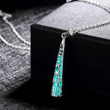 Pendant Glow In Dark Long Necklace