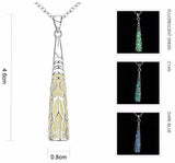 Pendant Glow In Dark Long Necklace