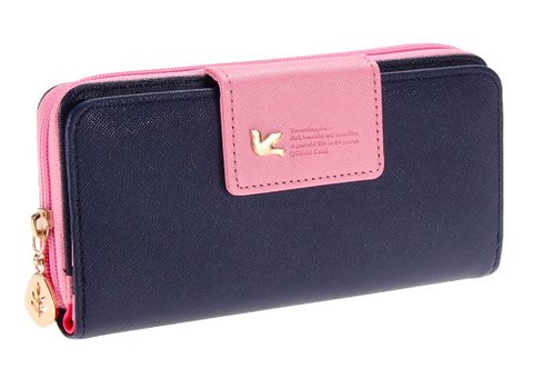 Women's Clutch Bag Hasp Wallet Zipper Long Purses