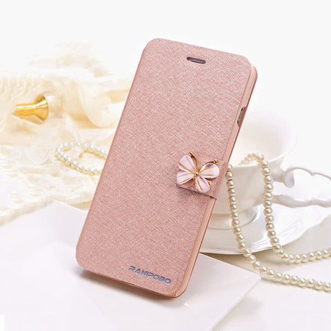 Luxury Leather Wallet Flip Case For IPhone 6, 6 Plus, 6S. 6S Plus, 7  and 7 Plus*