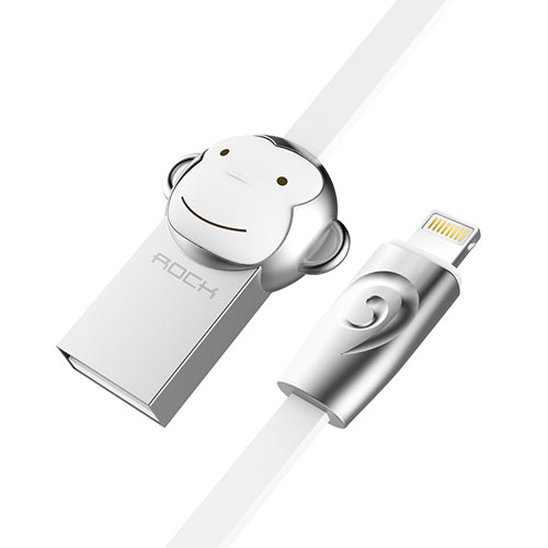 ROCK Zinc Alloy Mascot Lightning Cable for iPhone/iPad/iPod