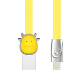 ROCK Zinc Alloy Mascot Lightning Cable for iPhone/iPad/iPod