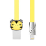 ROCK Zinc Alloy Mascot Lightning Cable for iPhone/iPad/iPod