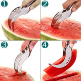 20.8*2.6*2.8CM Stainless Steel Watermelon Slicer Cutter Knife