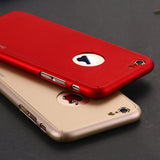 Luxury 360 Degree Full Body Protection Cover Cases For iPhone (6S/6 Plus/7/7 Plus) With Tempered Glass*