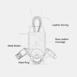i-Mobile Phone Key Chain Cable (Apple, Micro USB, & Type-C)*