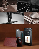FLOVEME Business Wallet Leather Case (Iphone 7/7Plus/6/6s/6Plus & Samsung S8/S8 Plus/S7 Edge/S7)*