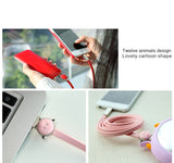 ROCK Zinc Alloy Mascot Lightning Cable for iPhone/iPad/iPod