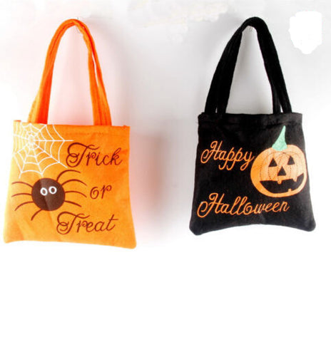 Kids Halloween Treat or Trick Candy Gifts Pumpkin Bags