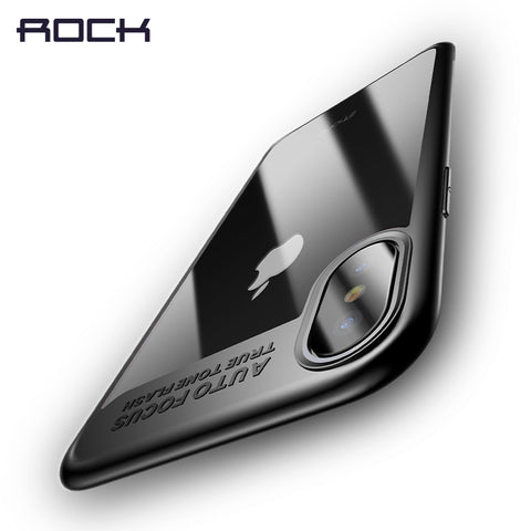 ROCK Full Protective Slim Transparent Phone Case for Iphone X